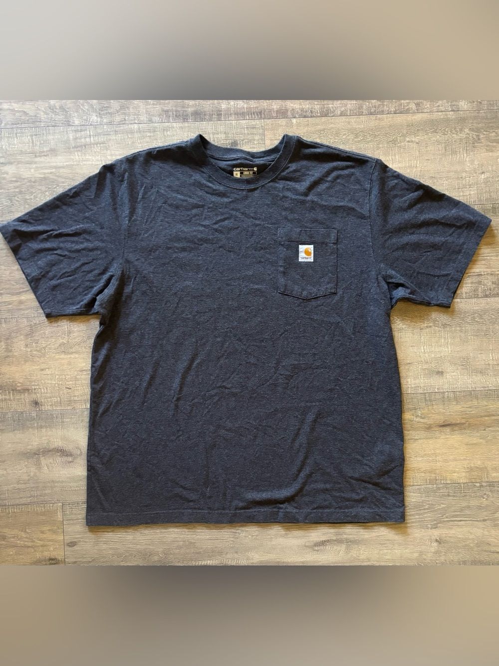 Carhartt men’s size XL gray loose fit short sleeve crew neck t-shirt with pocket
